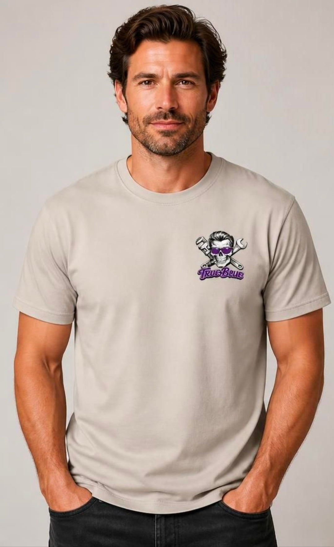 TRUE BLUE ASK MY FOREMAN TEE