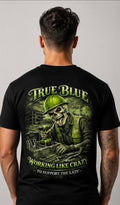 TRUE BLUE CRAZY & LAZY TEE