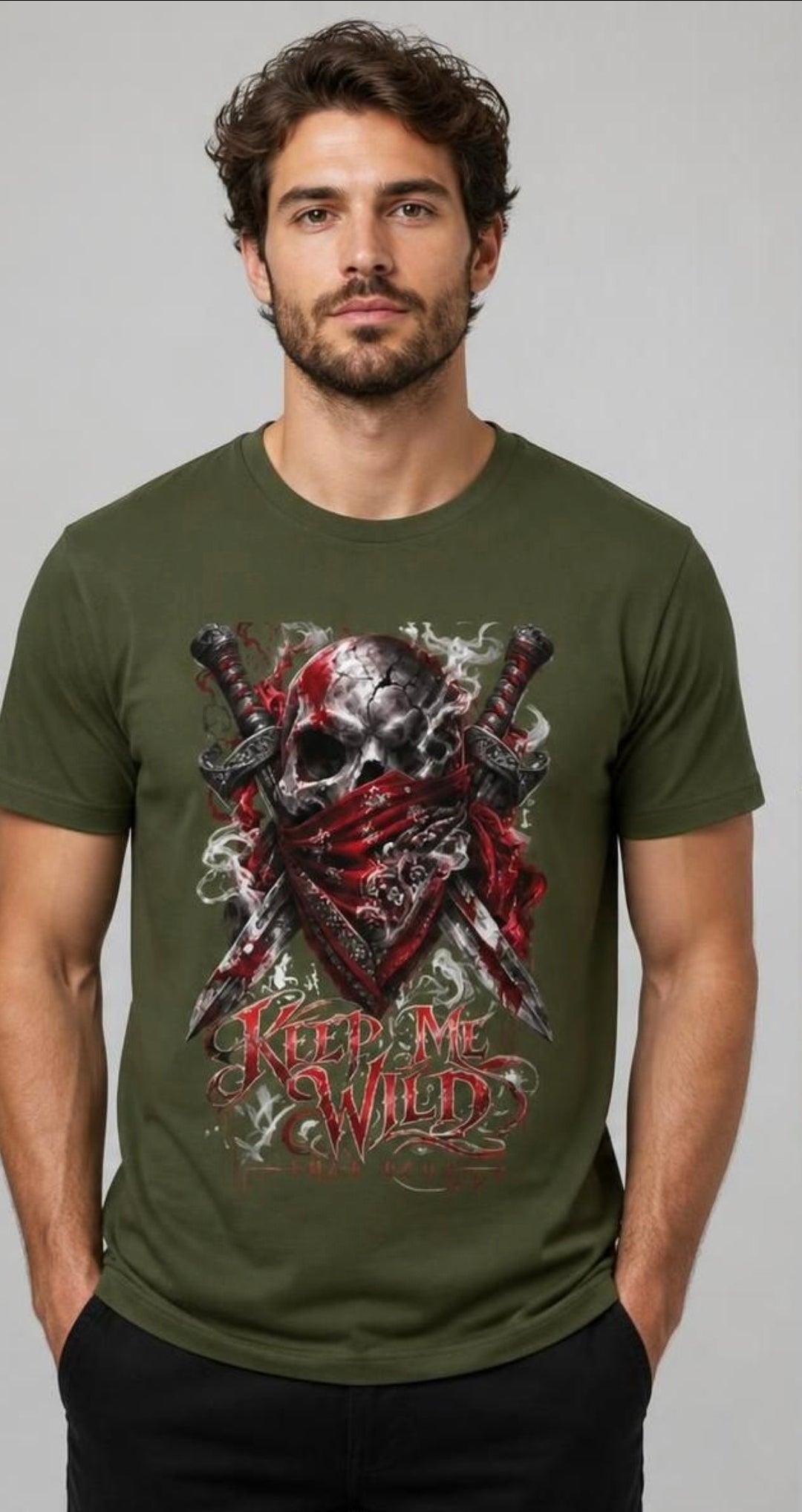 TRUE BLUE KEEP ME WILD TEE