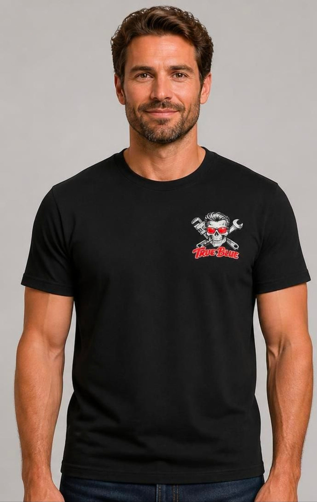 TRUE BLUE BLUE COLLAR AF TEE