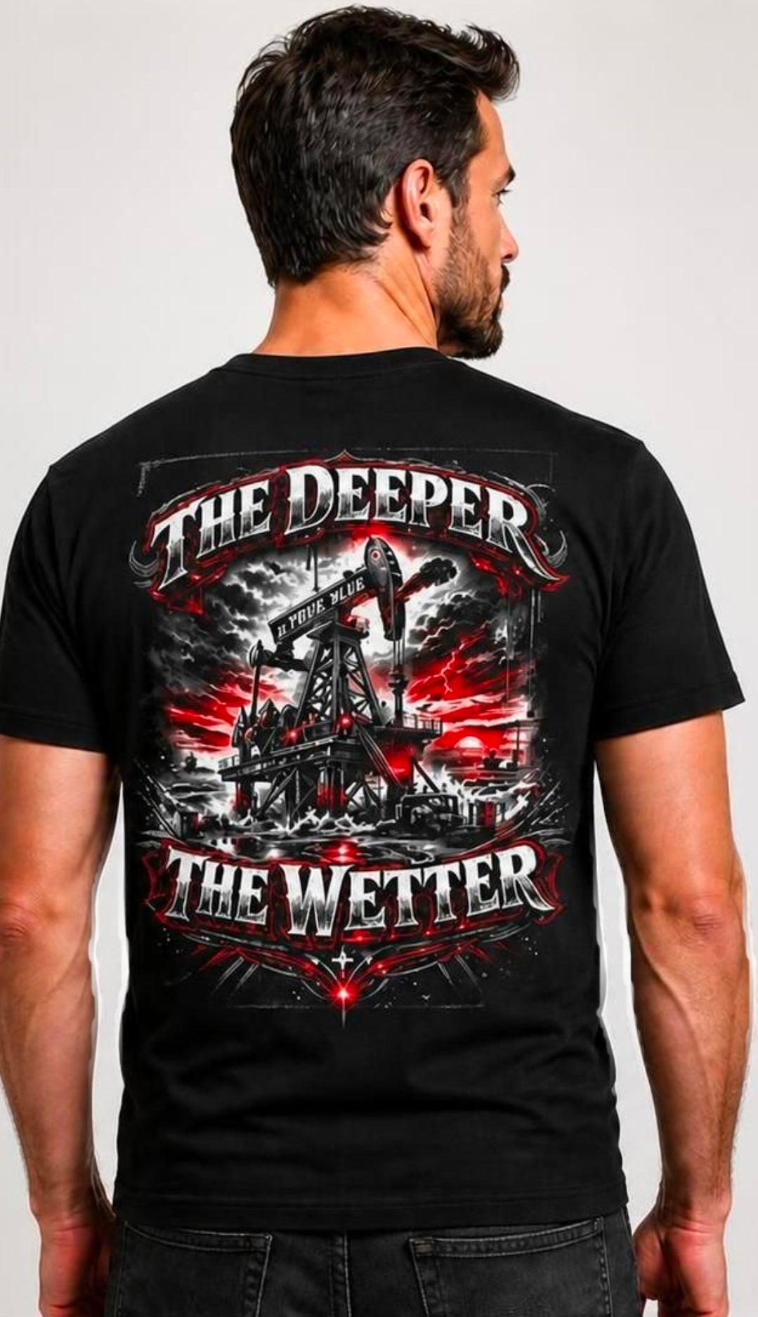 TRUE BLUE DEEPER, WETTER TEE