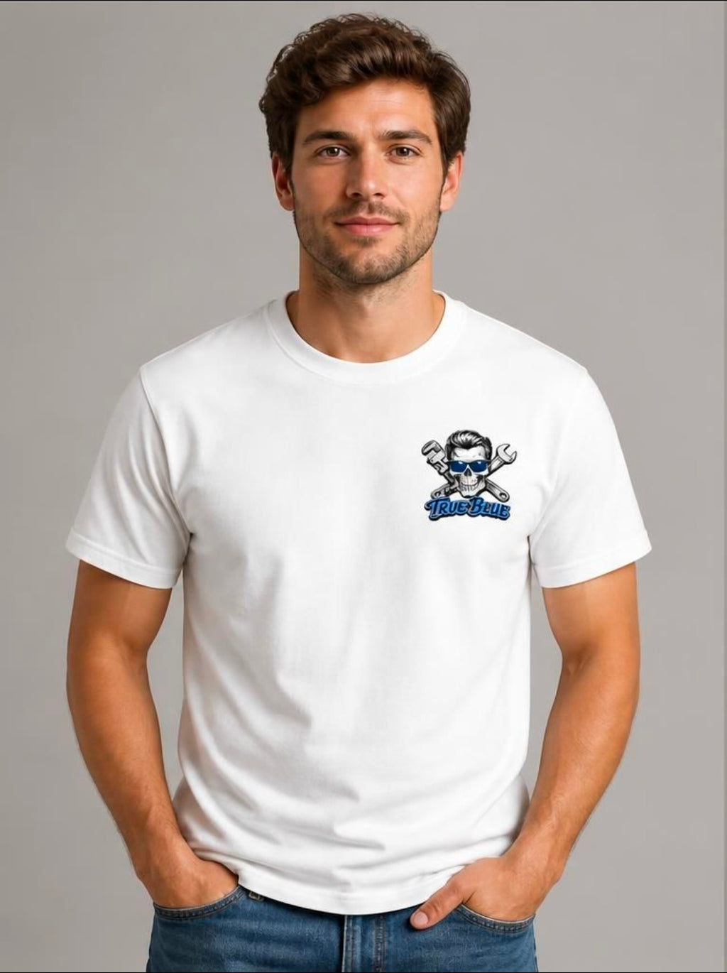TRUE BLUE STEEL TOES TEE