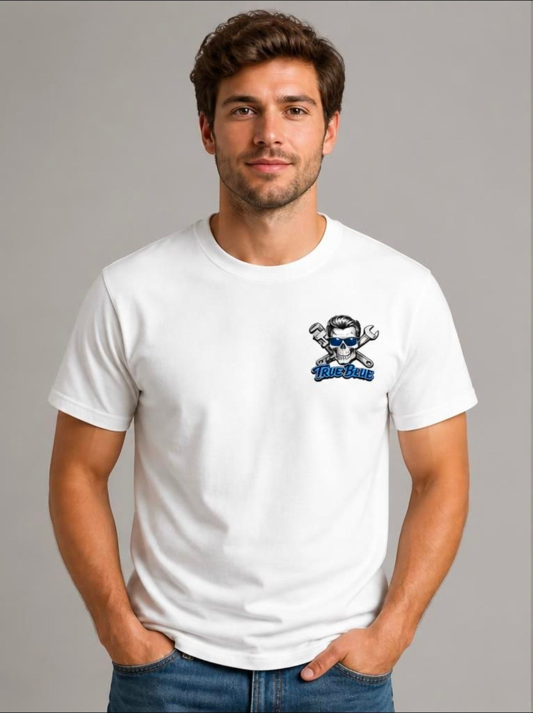 TRUE BLUE STEEL TOES TEE