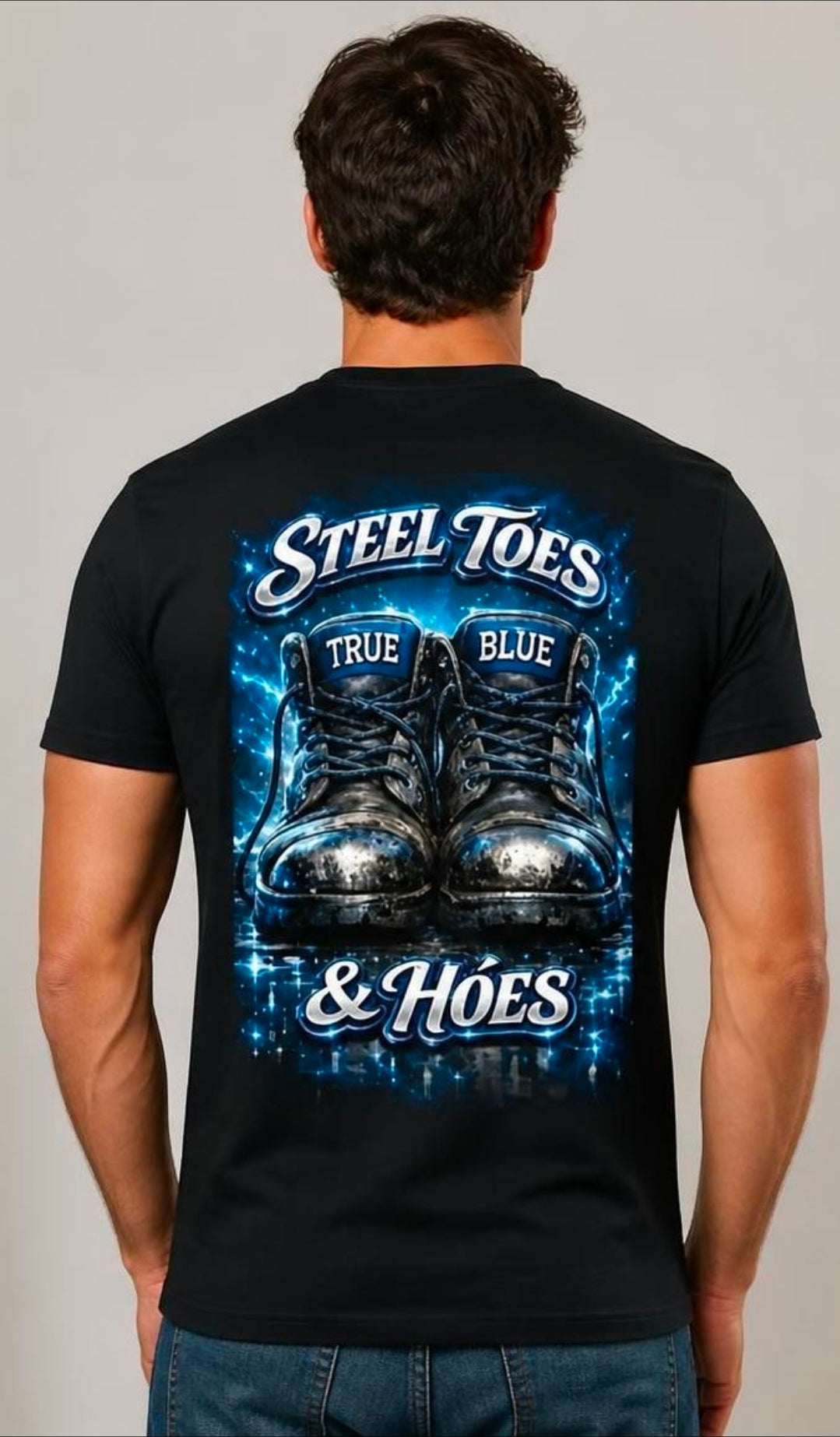 TRUE BLUE STEEL TOES TEE