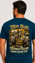 TRUE BLUE OILFIELD TRASH&CASH TEE