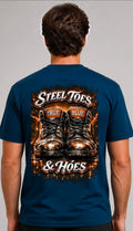 TRUE BLUE STEEL TOES & HOES TEE