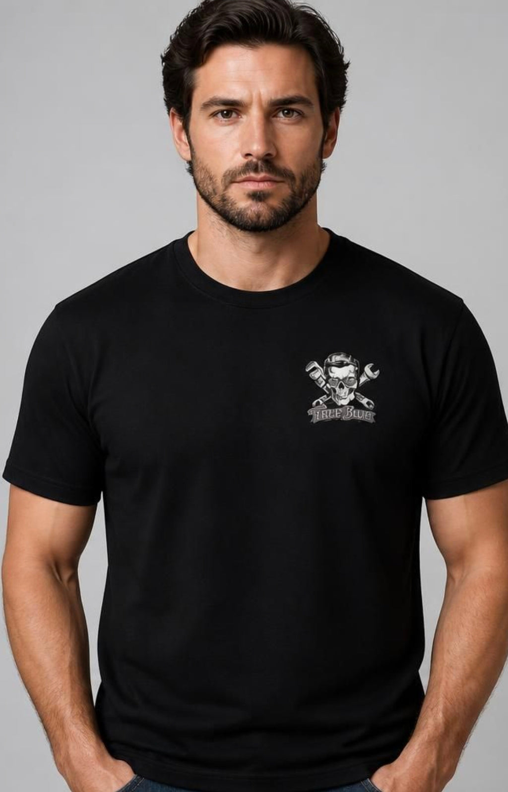 TRUE BLUE TITS OR TIRES TEE