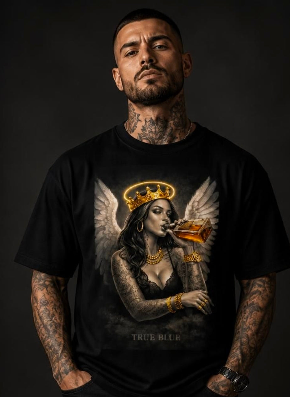 TRUE BLUE GOLDEN ANGEL TEE