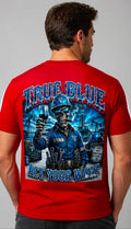 TRUE BLUE ACT YOUR WAGE TEE
