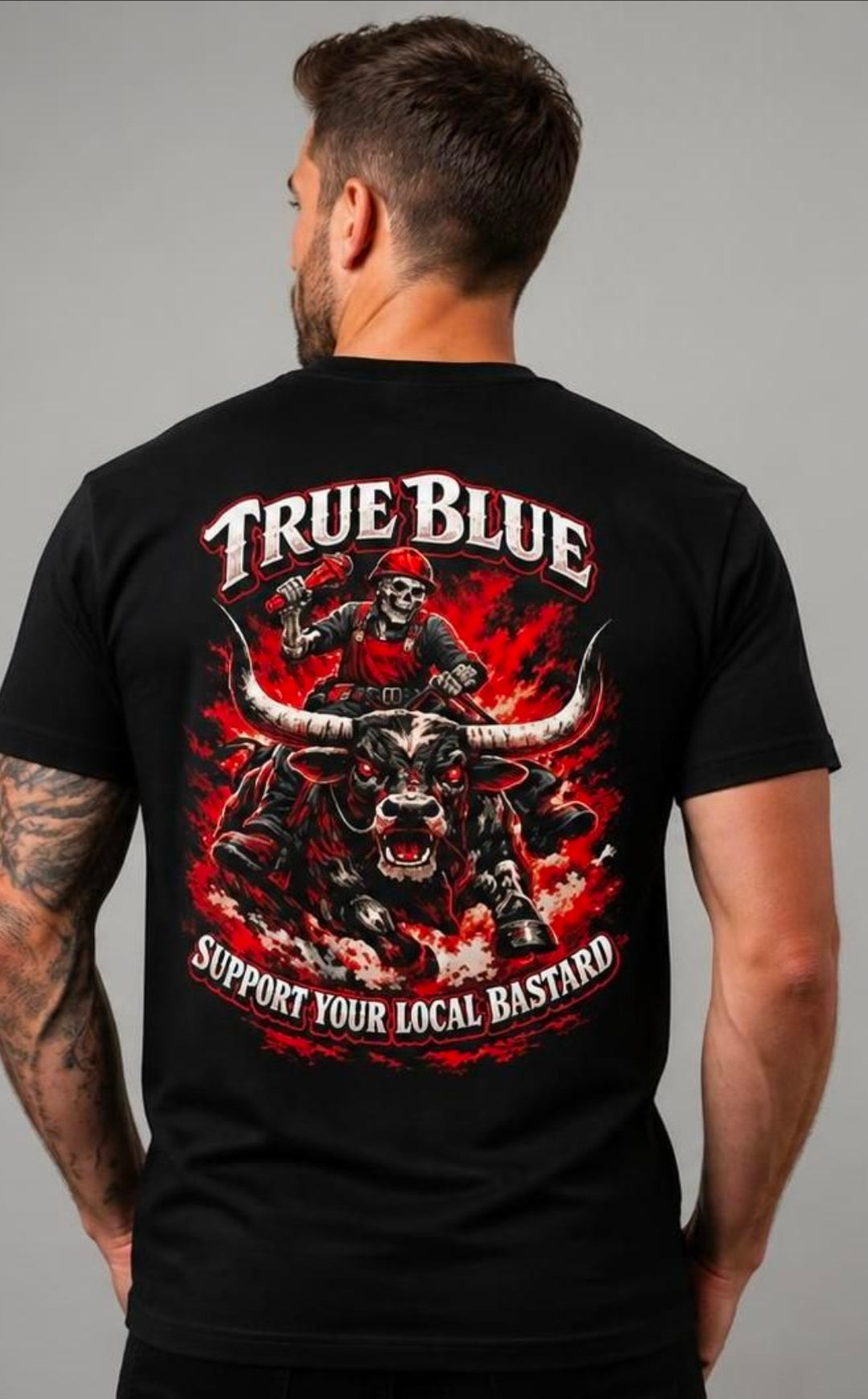 TRUE BLUE BASTARD TEE