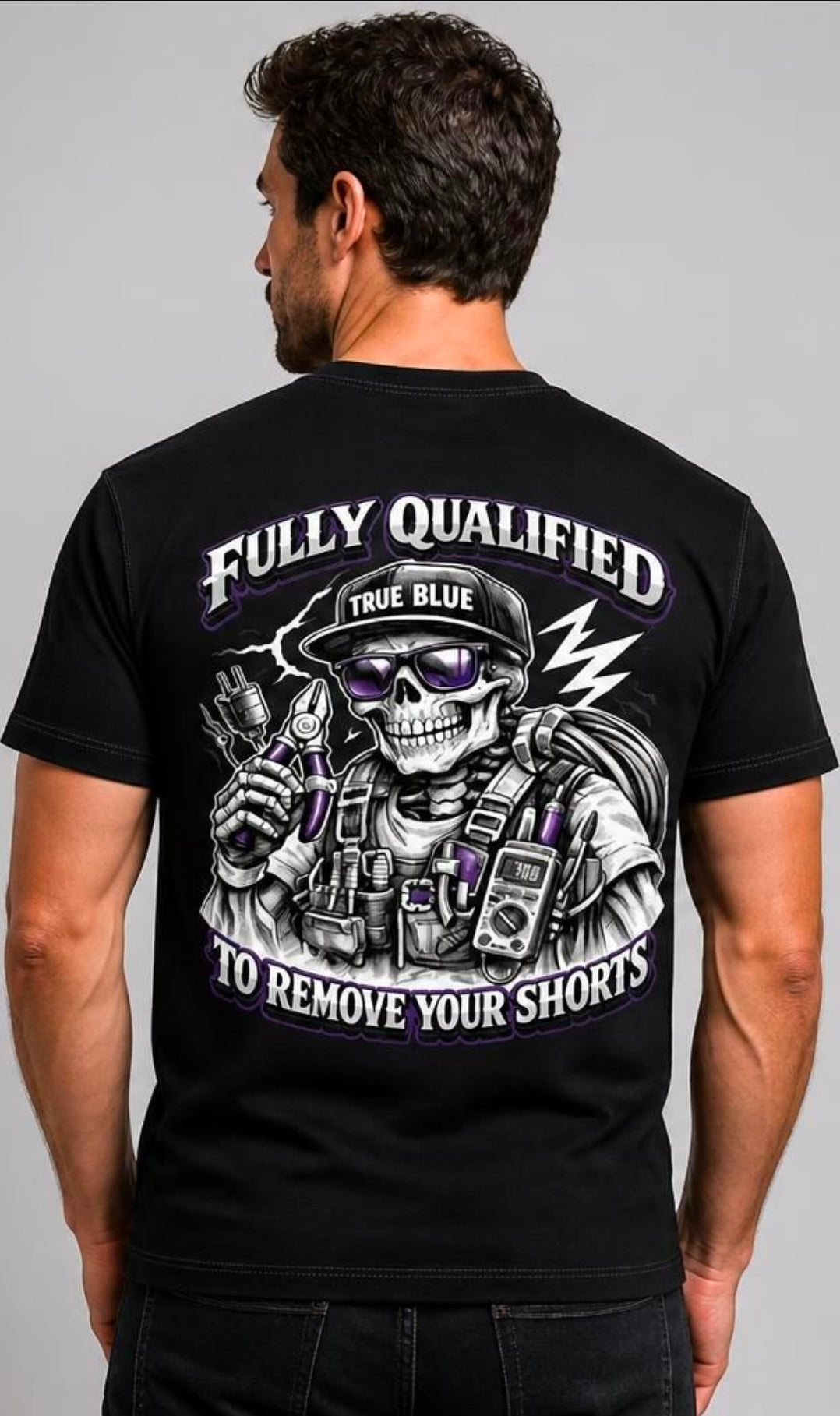 TRUE BLUE FULLY QUALIFIED TEE