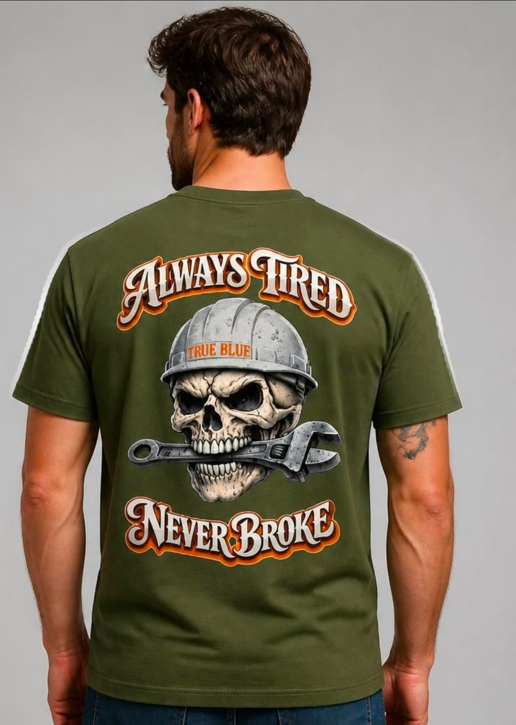 TRUE BLUE NEVER BROKE TEE