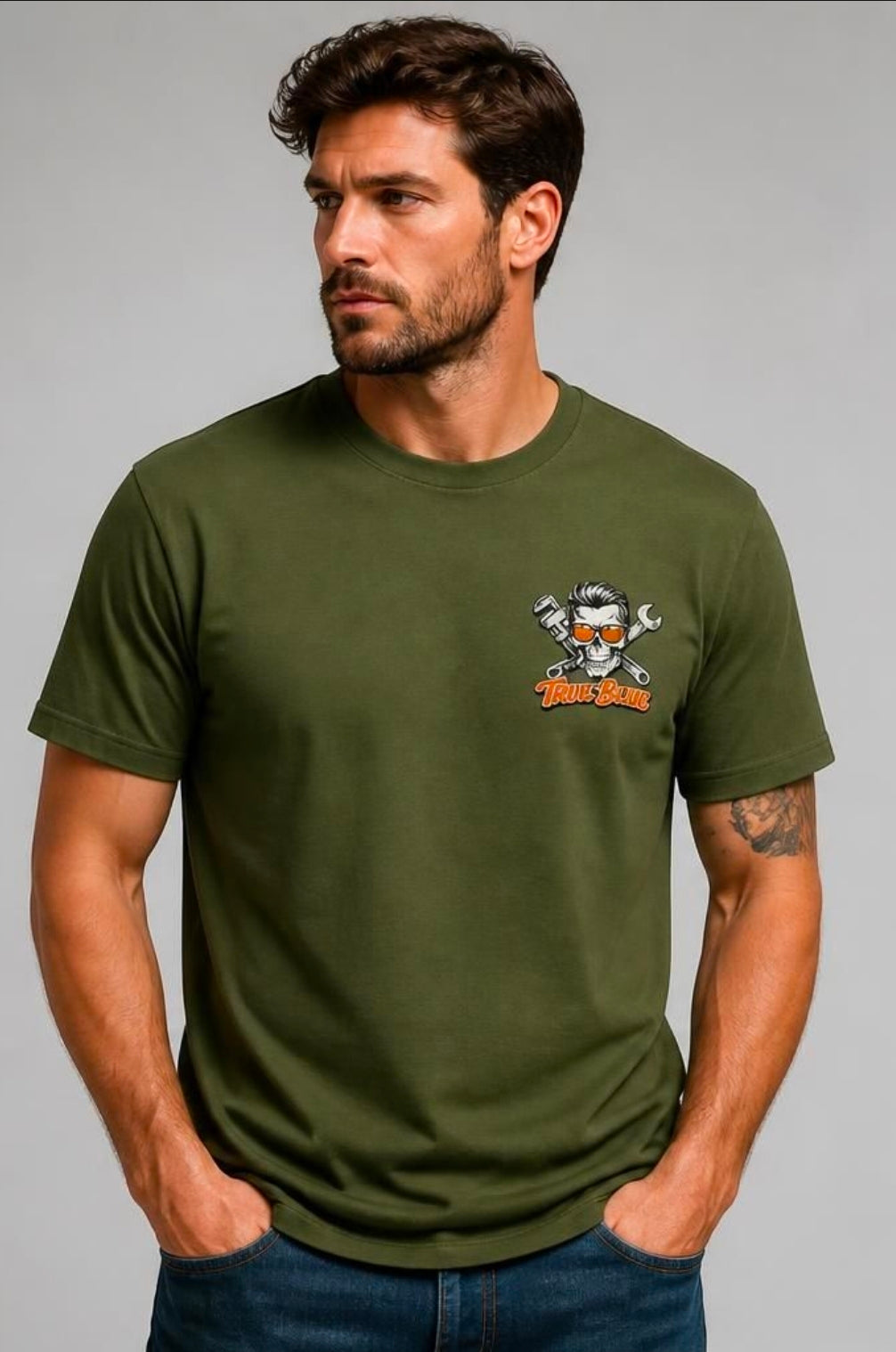 TRUE BLUE NEVER BROKE TEE