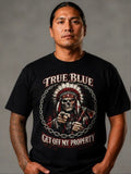 TRUE BLUE GET OFF TEE
