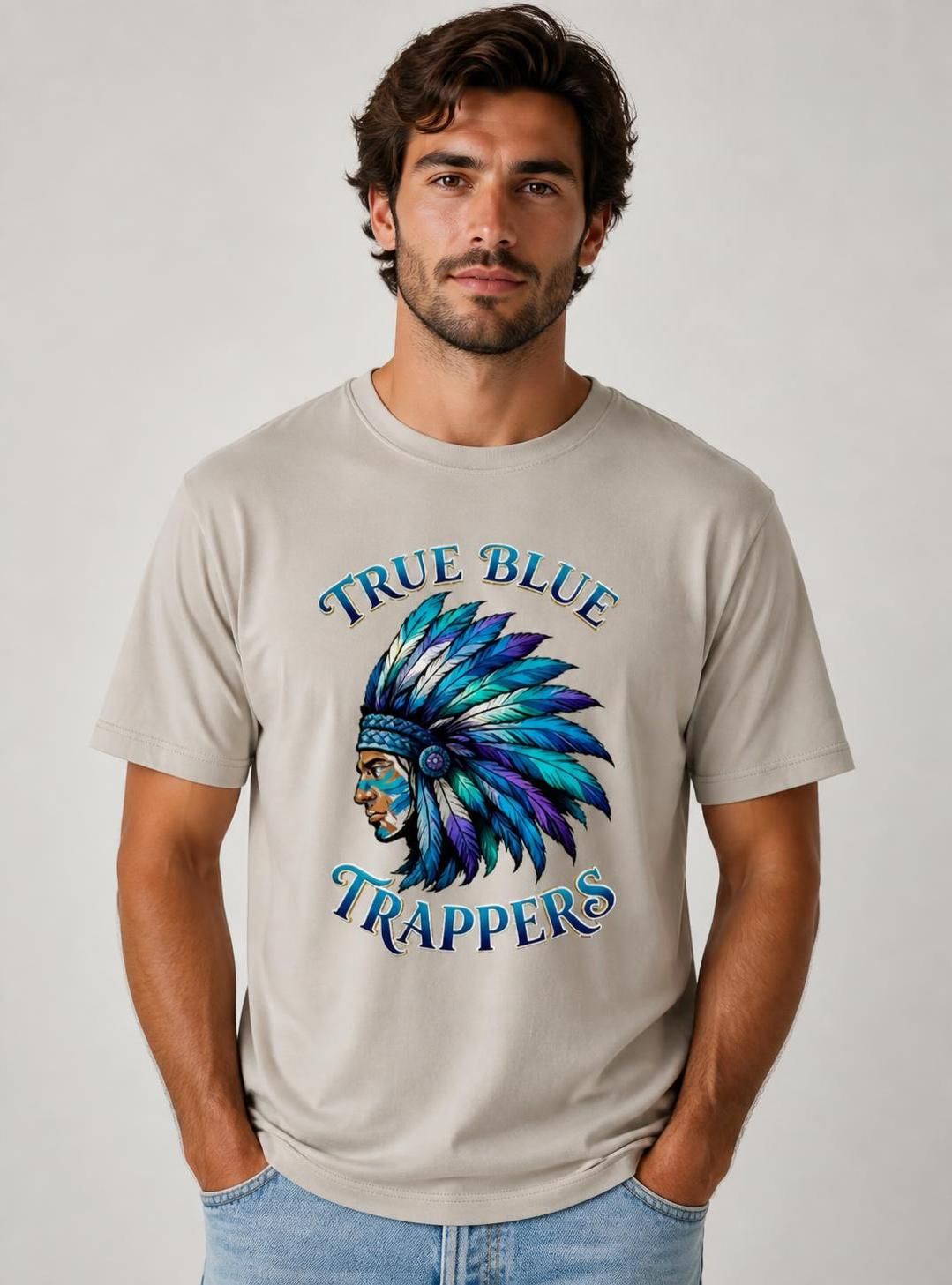 TRUE BLUE TRAPPERS TEE