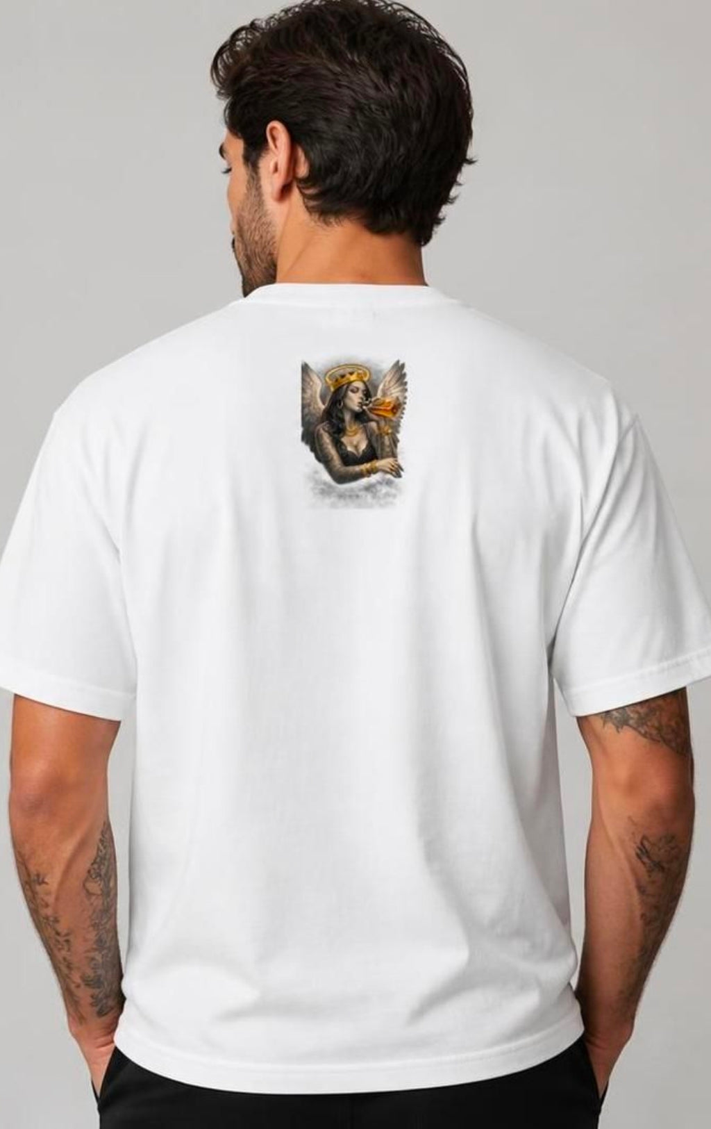 TRUE BLUE GOLDEN ANGEL TEE