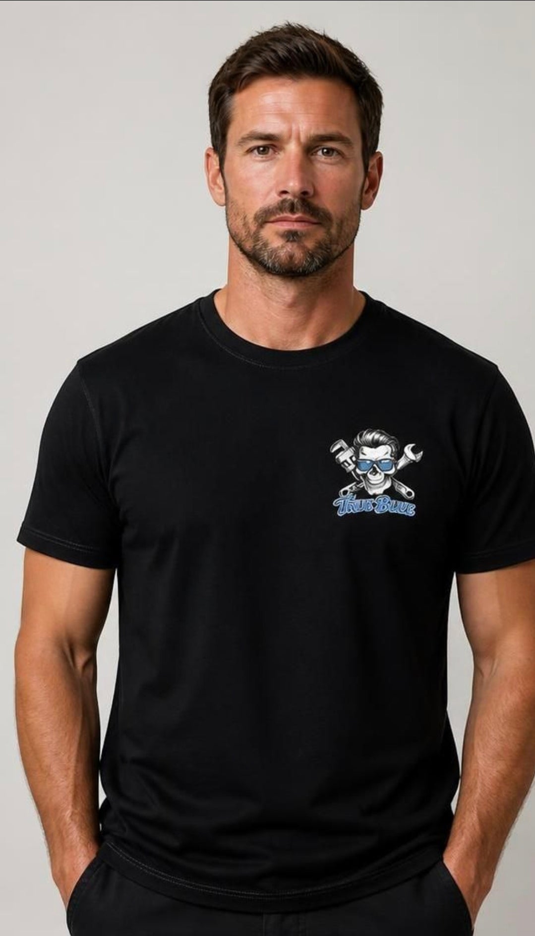 TRUE BLUE RIG PIG TEE