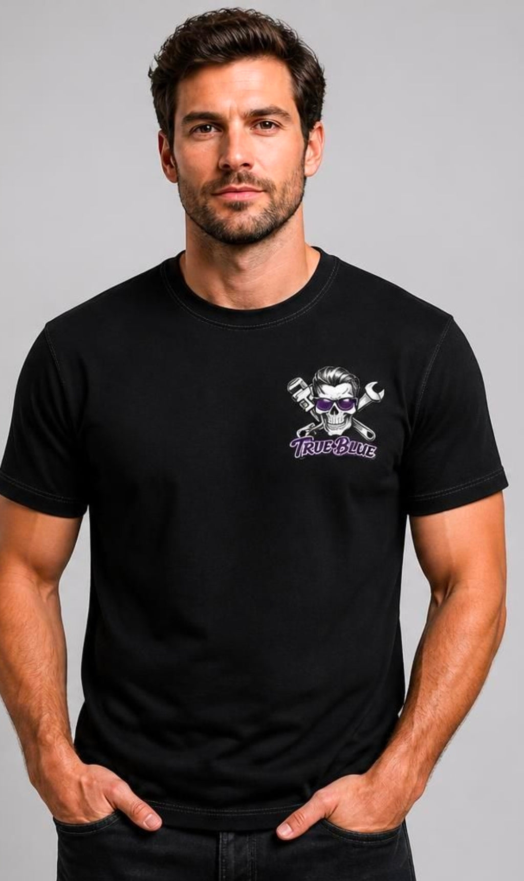 TRUE BLUE FULLY QUALIFIED TEE