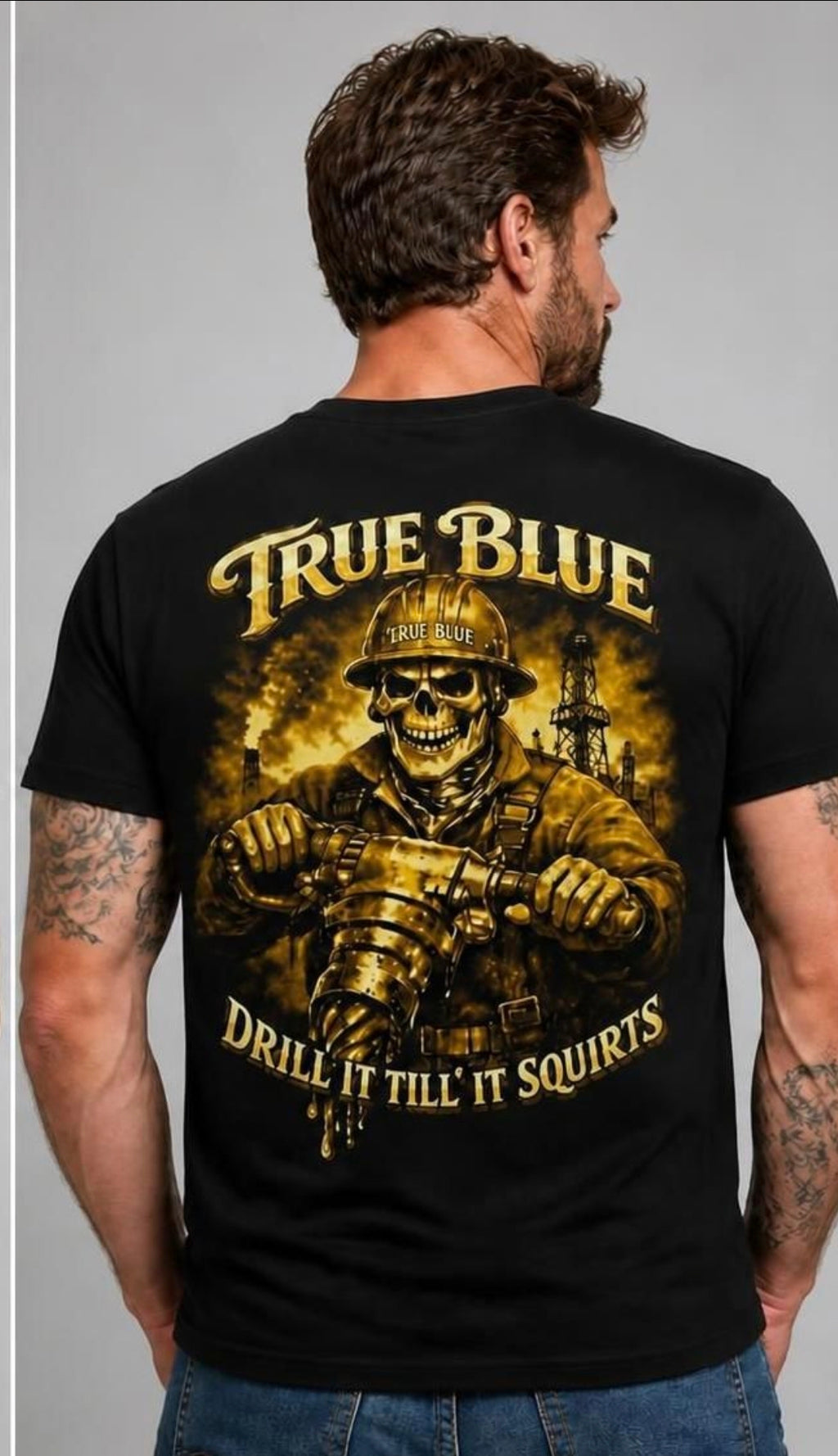 TRUE BLUE DRILL IT TEE