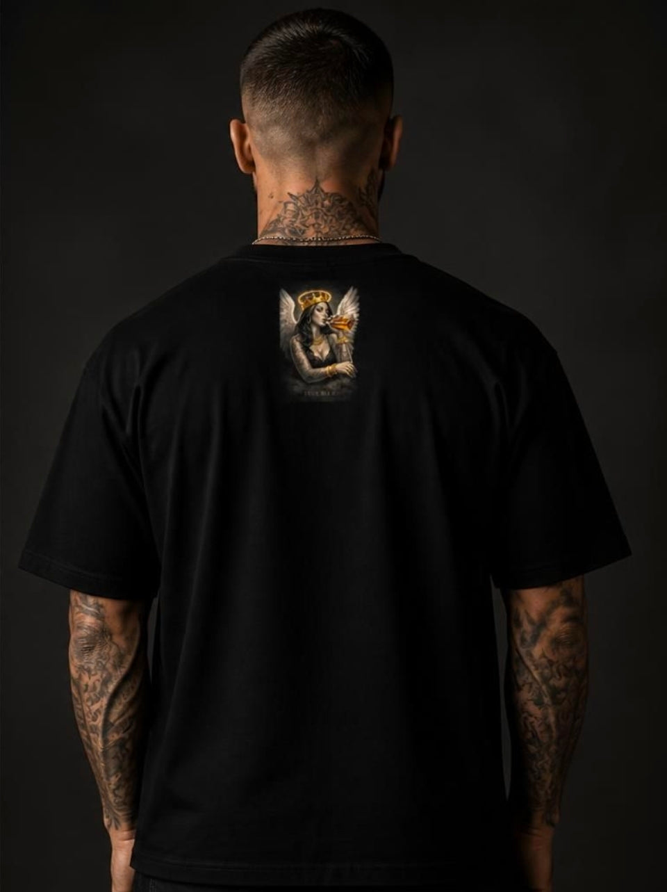 TRUE BLUE GOLDEN ANGEL TEE