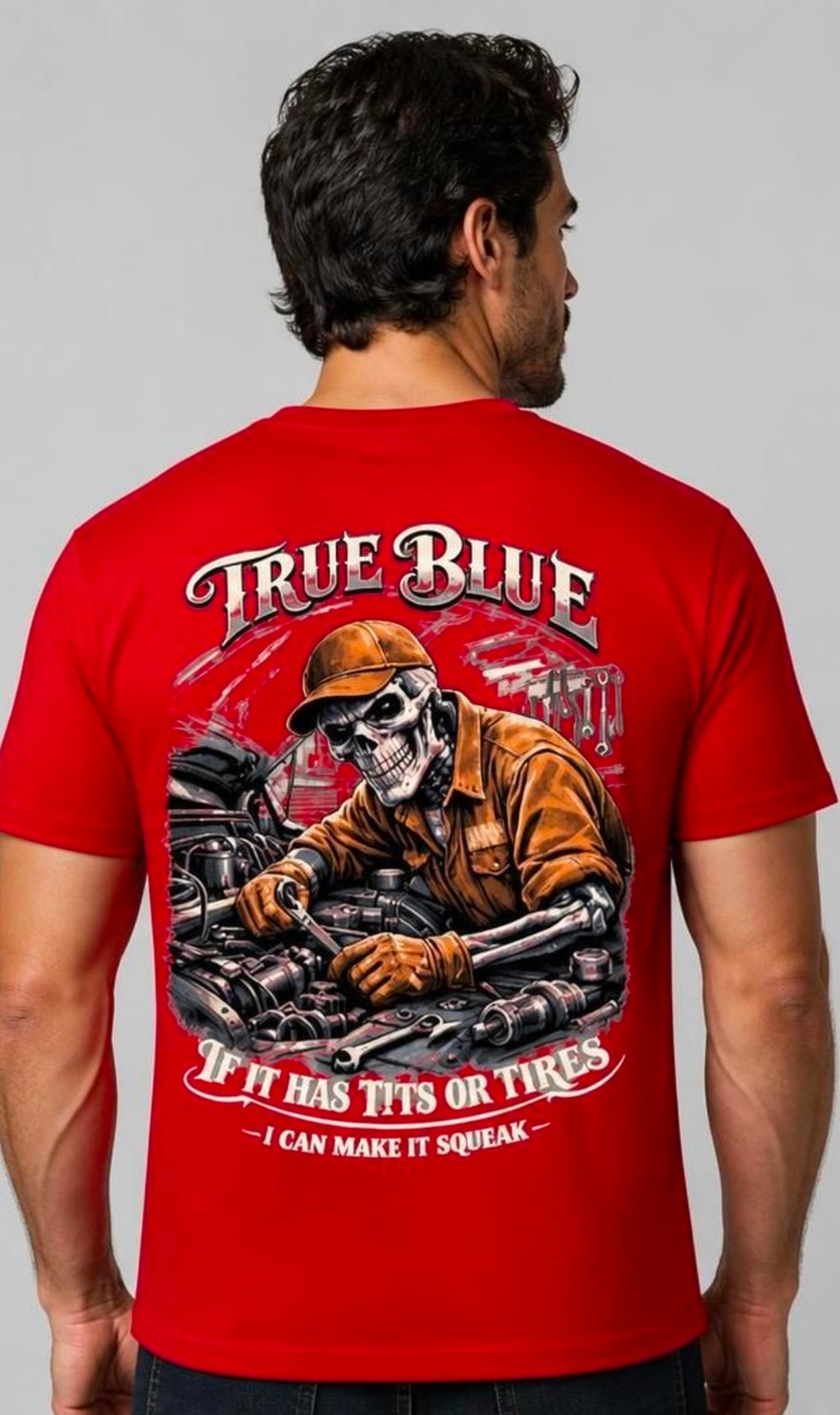 TRUE BLUE TITS OR TIRES TEE