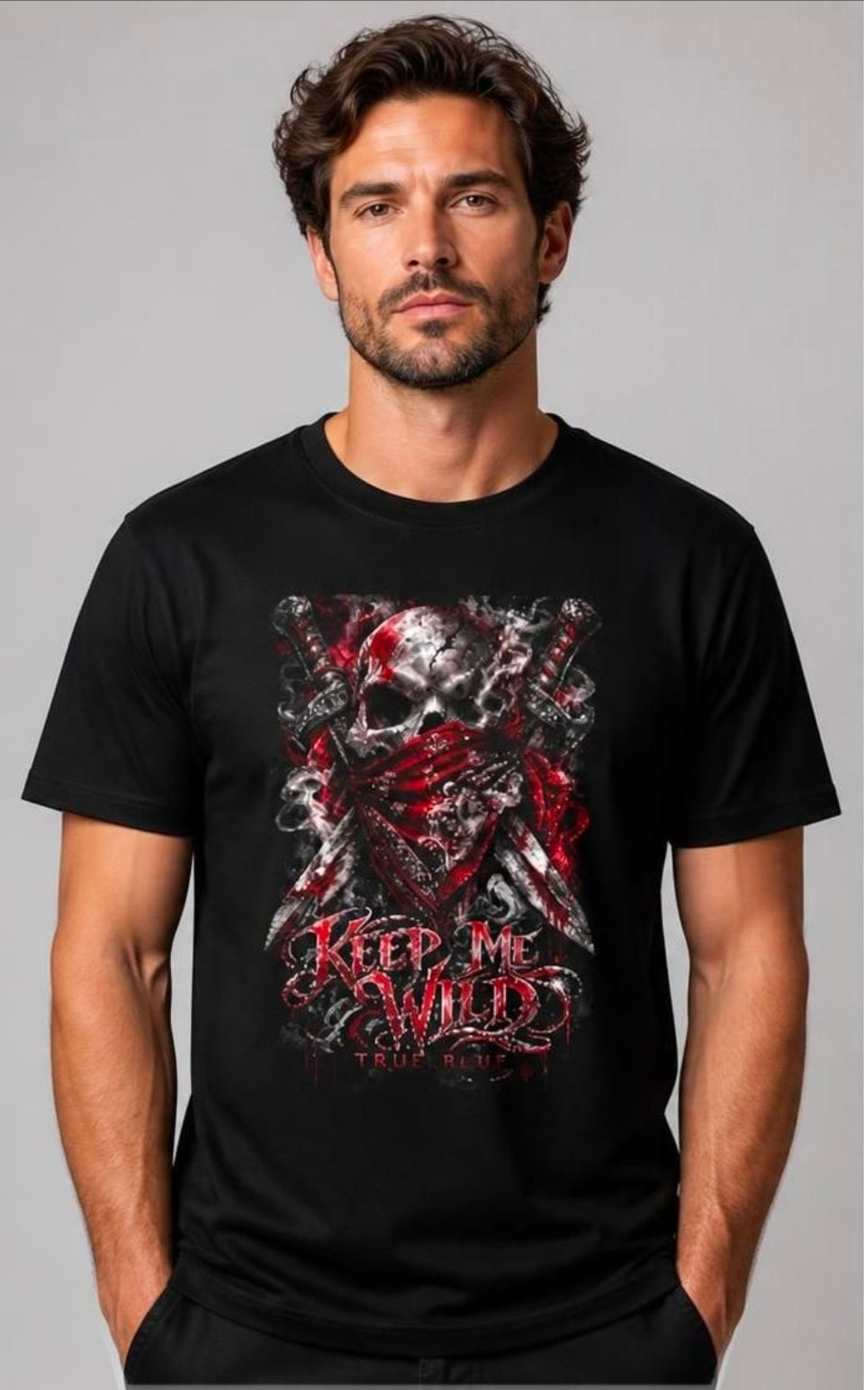 TRUE BLUE KEEP ME WILD TEE