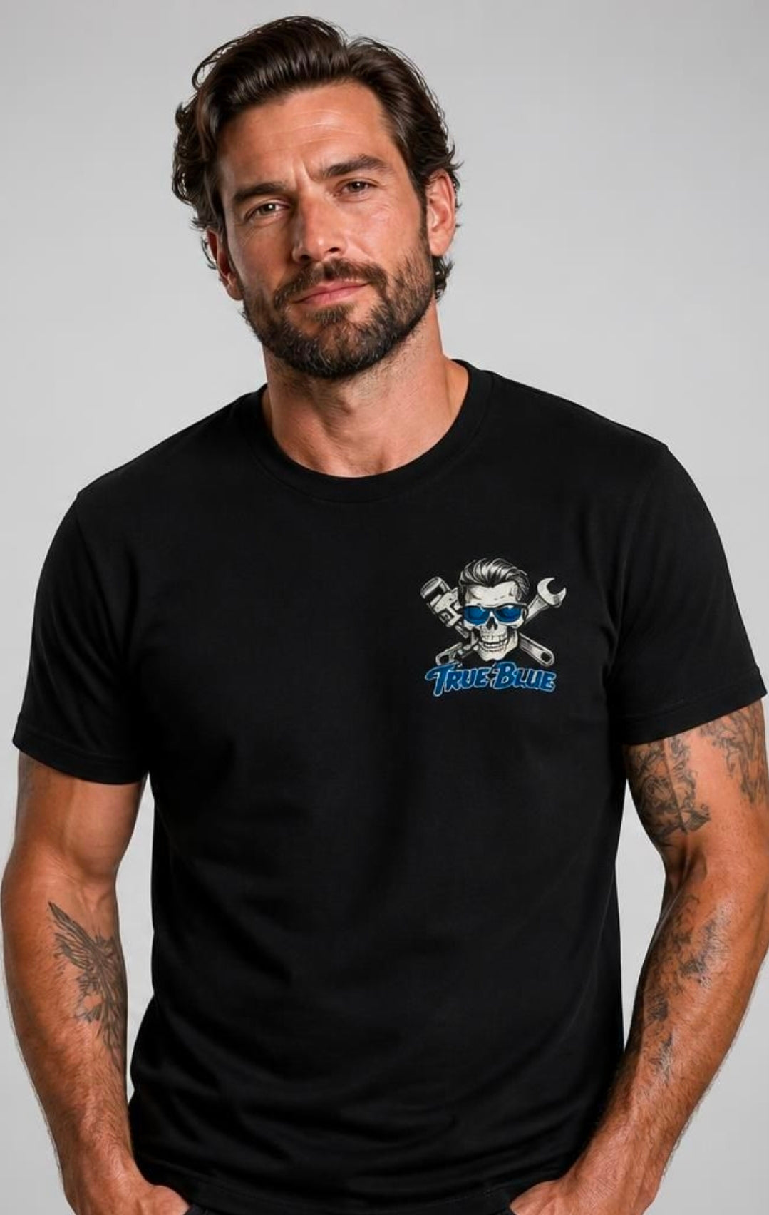 TRUE BLUE ALWAYS TIRED NEVER BROKE TEE