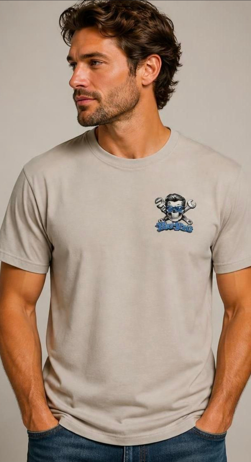 TRUE BLUE RIG PIG TEE