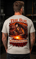 TRUE BLUE BIGGER RODS TEE