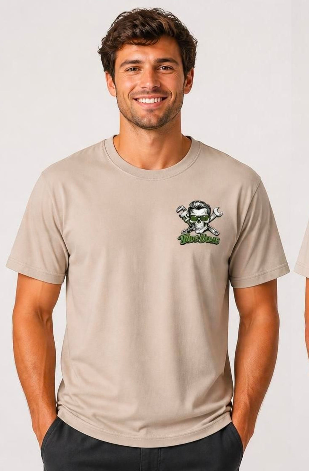 TRUE BLUE THE CAULK TEE