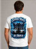 TRUE BLUE STEEL TOES TEE