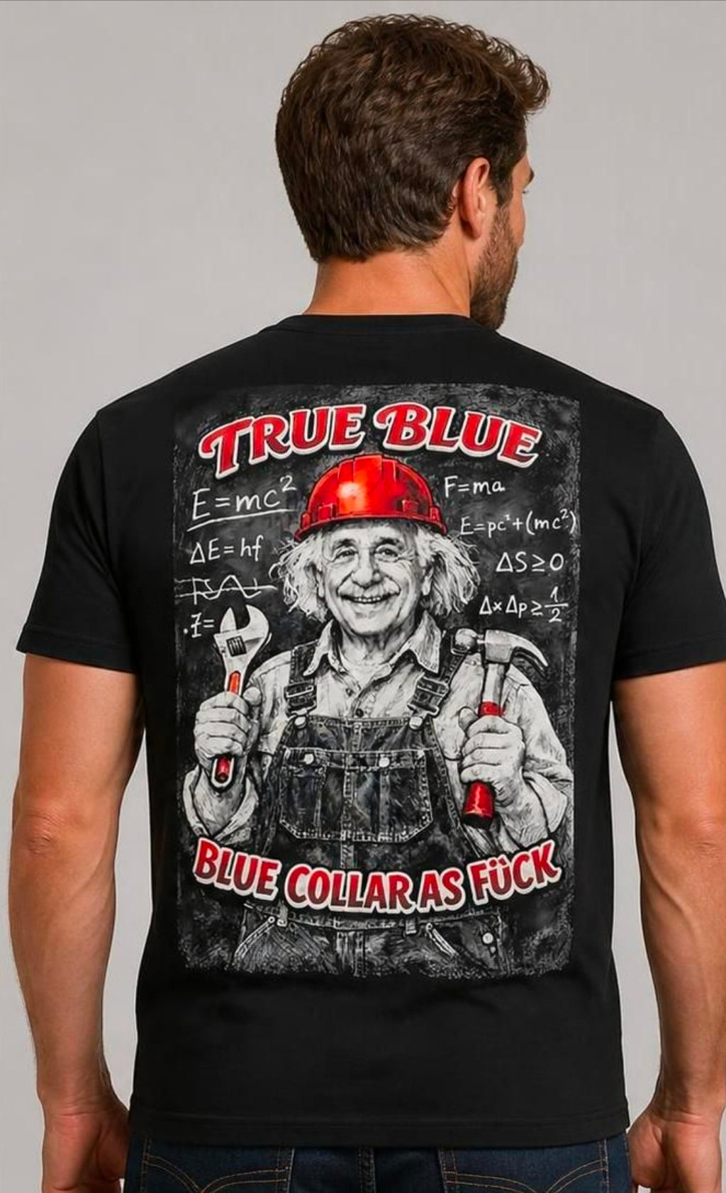 TRUE BLUE BLUE COLLAR AF TEE