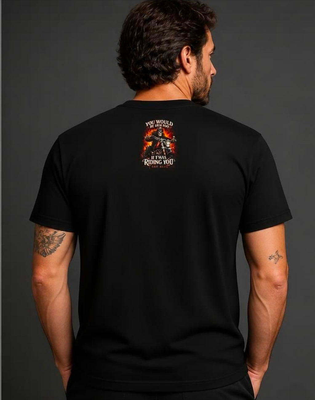 TRUE BLUE RIDING YOU TEE